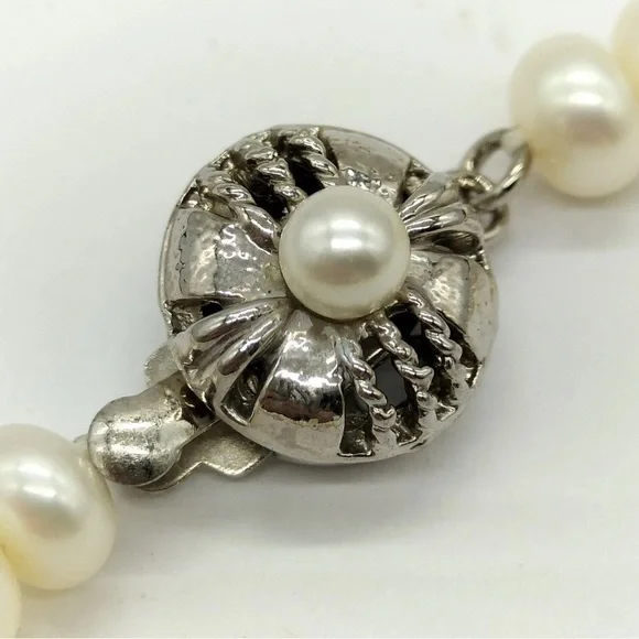 Pearl Necklace Stainless Steel - Picture 4 of 9